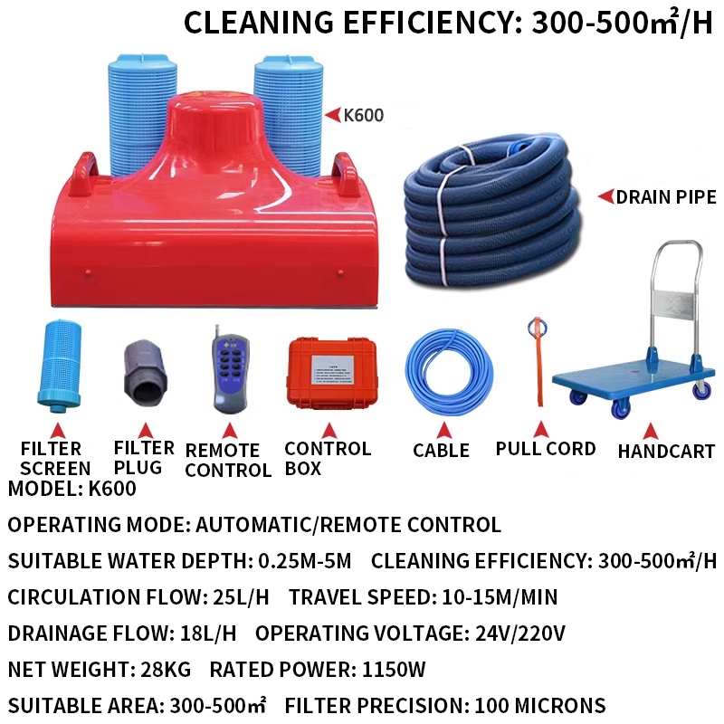 Outdoor Power Vacuum - Havuz Vakum Temizleyici Su Kaplumbağası Yüksek