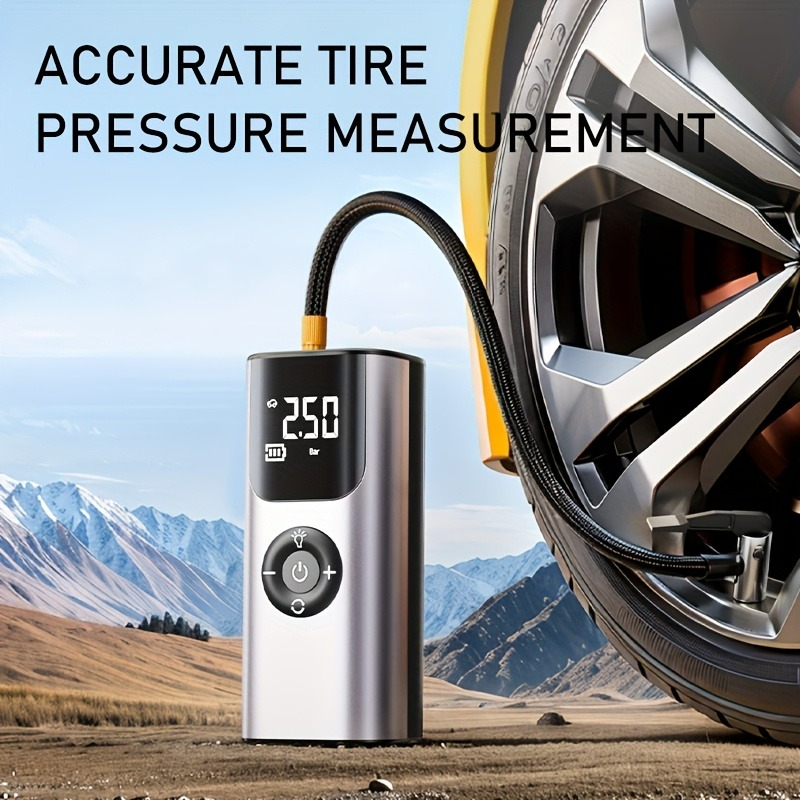 Air Compressor Portable - Taşınabilir Araba Hava Pompası Lastik Şişirme