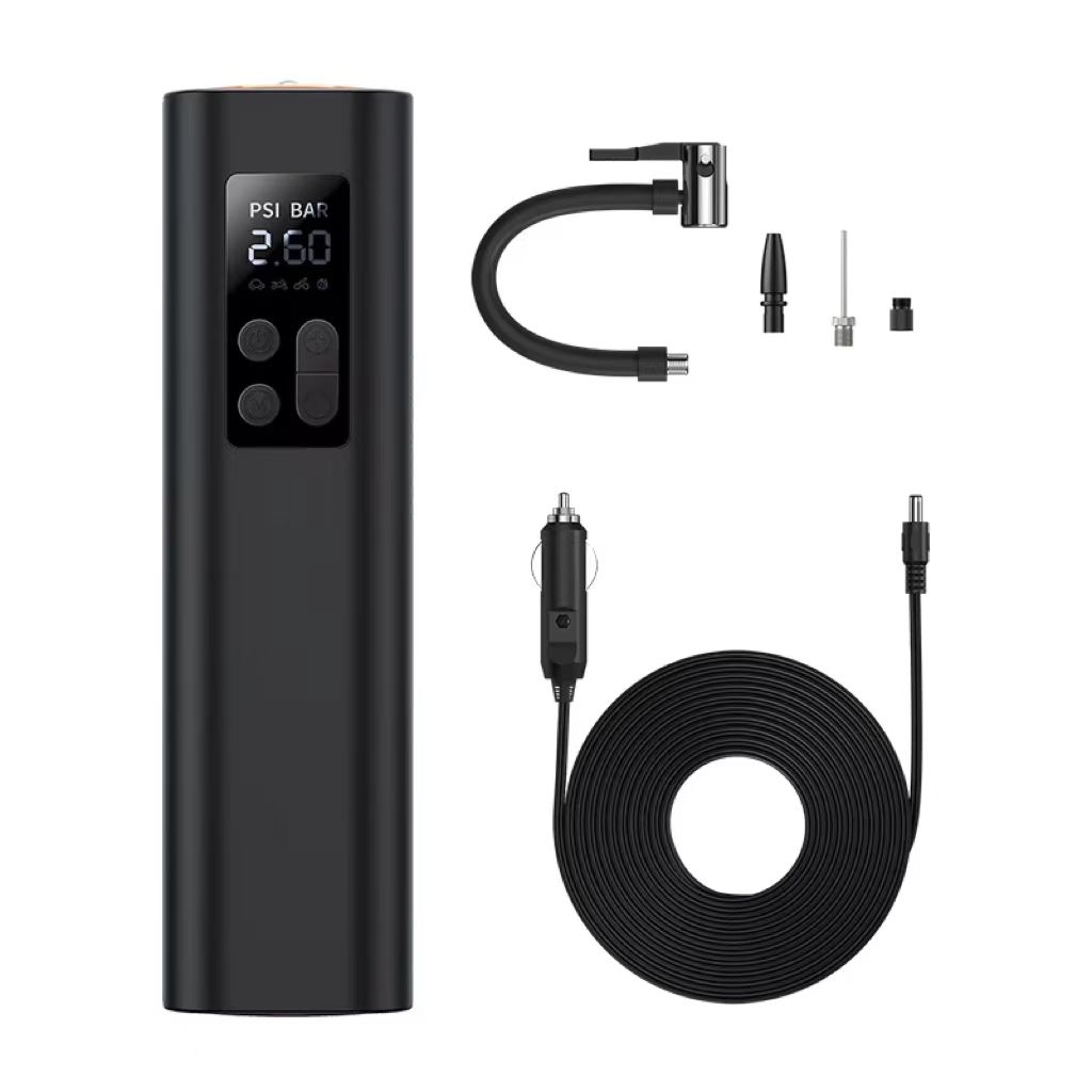 Air Compressor Portable - Mini Taşınabilir ABS Plastik Kablosuz Dijital