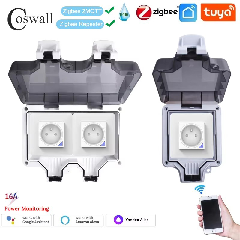 Outdoor Power Outlet Wifi - IP66 IP66 su geçirmez fransız standart