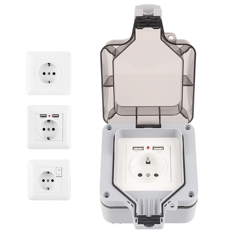 Outdoor Power Outlet Wifi - IP66 Dış Mekan Hava Koşullarına Dayanıklı