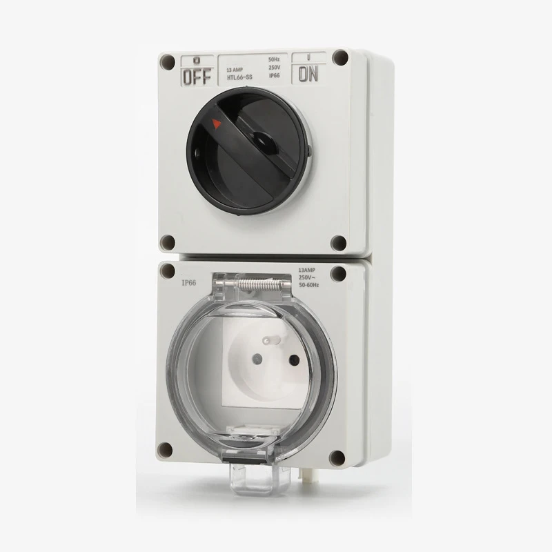 Outdoor Power Inlet Box - IP66 220V su geçirmez toz geçirmez