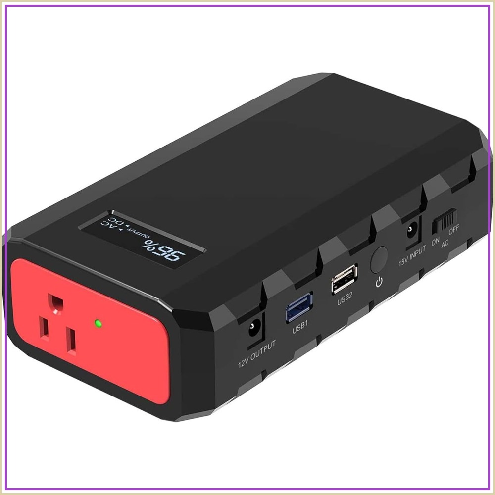 Outdoor Power Bank With Ac Outlet - AC Prizli 24000mAh Taşınabilir Güç Bankası,
