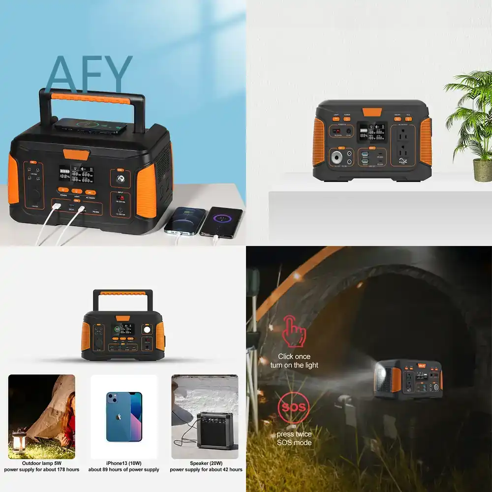 Outdoor Power Bank With Ac Outlet - Kamp İçin Taşınabilir Açık Hava Güç