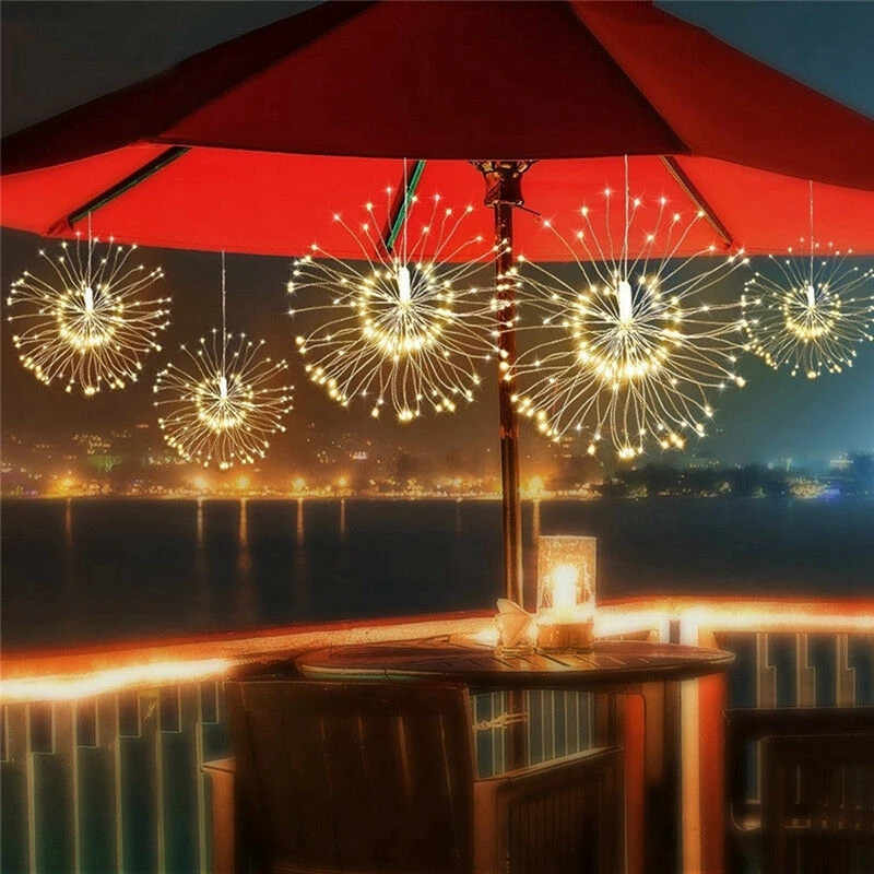Outdoor Power For Xmas Lights - 120Led 200 Led güneş lambası yıldız