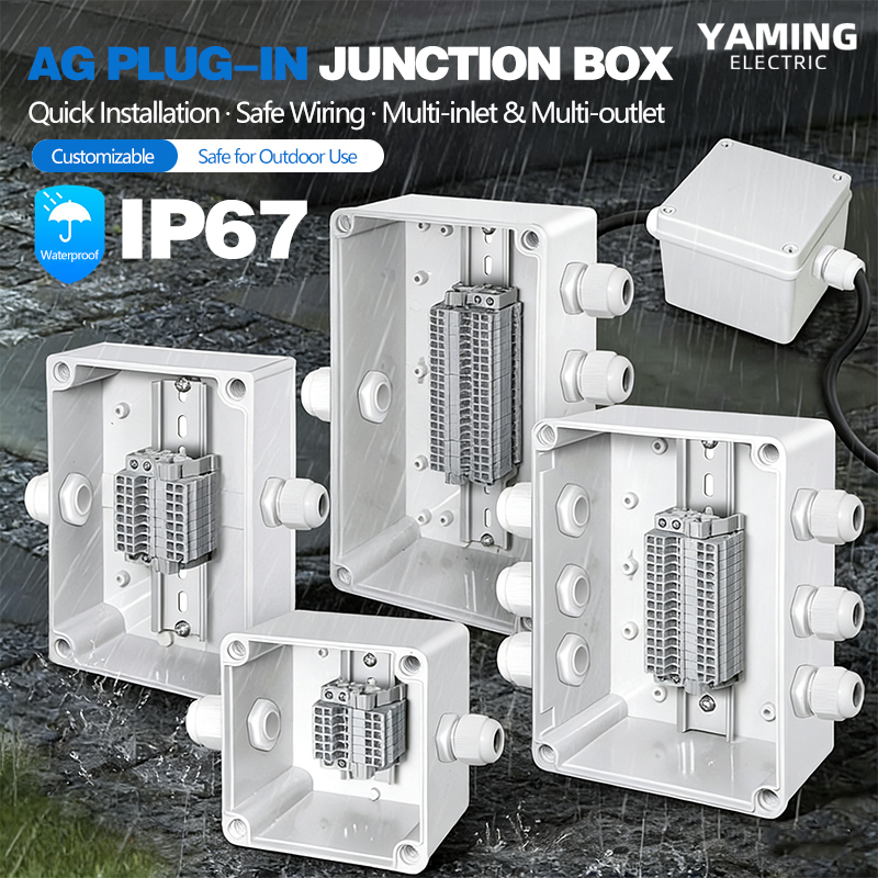 Outdoor Power Inlet Box - Su Geçirmez Bağlantı Kutusu, Takılabilir Terminal