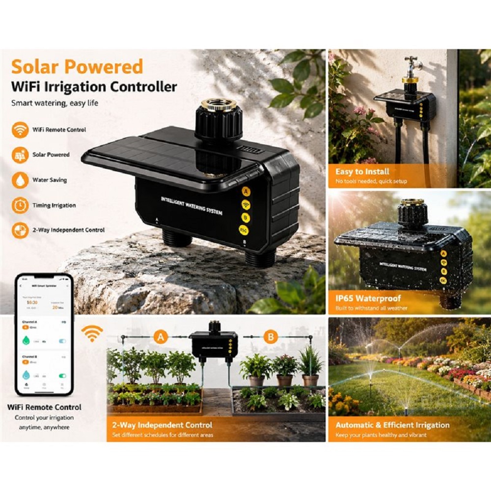 Güneş Enerjili Dış Mekan Su Za - Outdoor Power Outlet Wifi incelemesi ve fiyatı