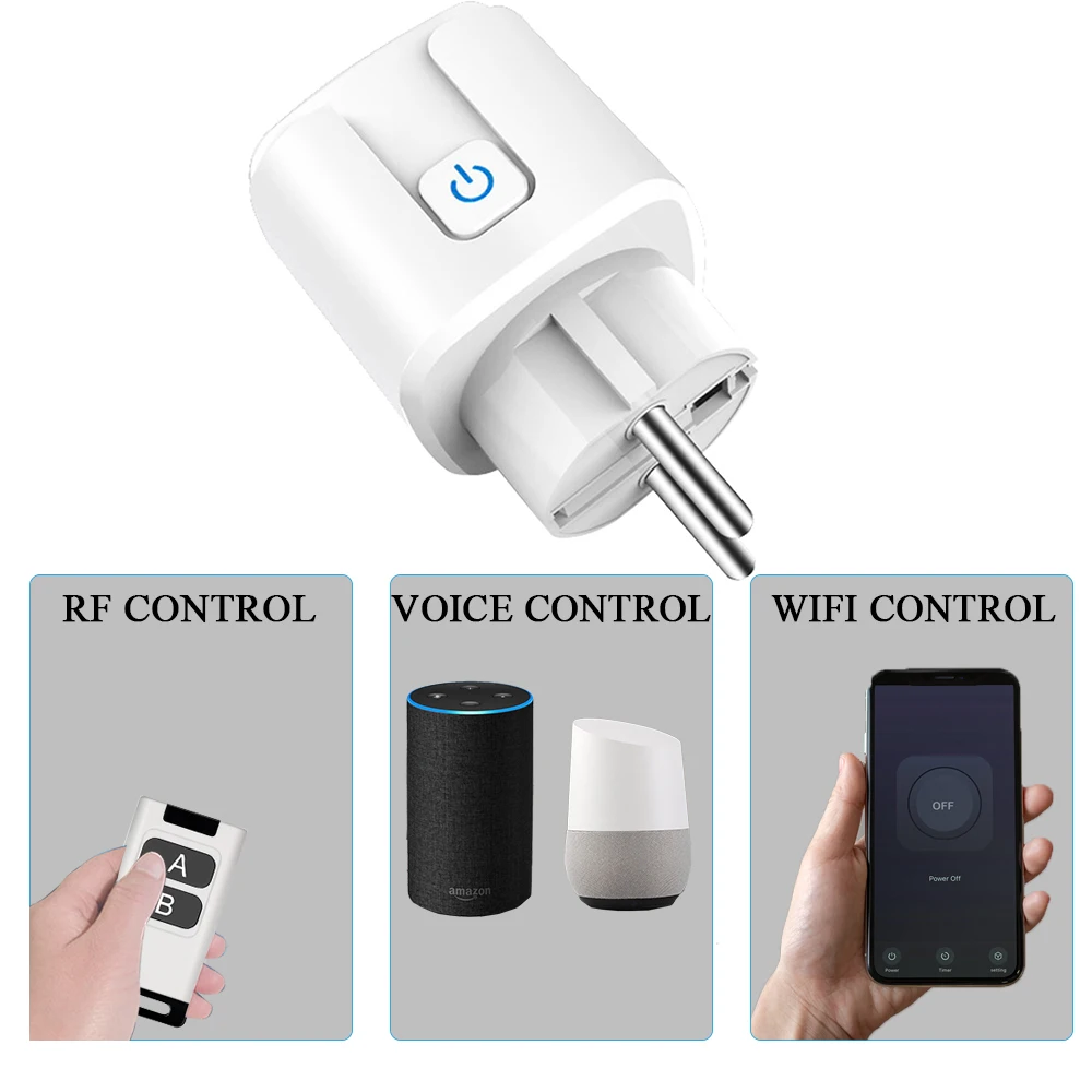 Tuya WiFi ve RF Akıllı Priz, G - Outdoor Power Outlet Wifi incelemesi ve fiyatı