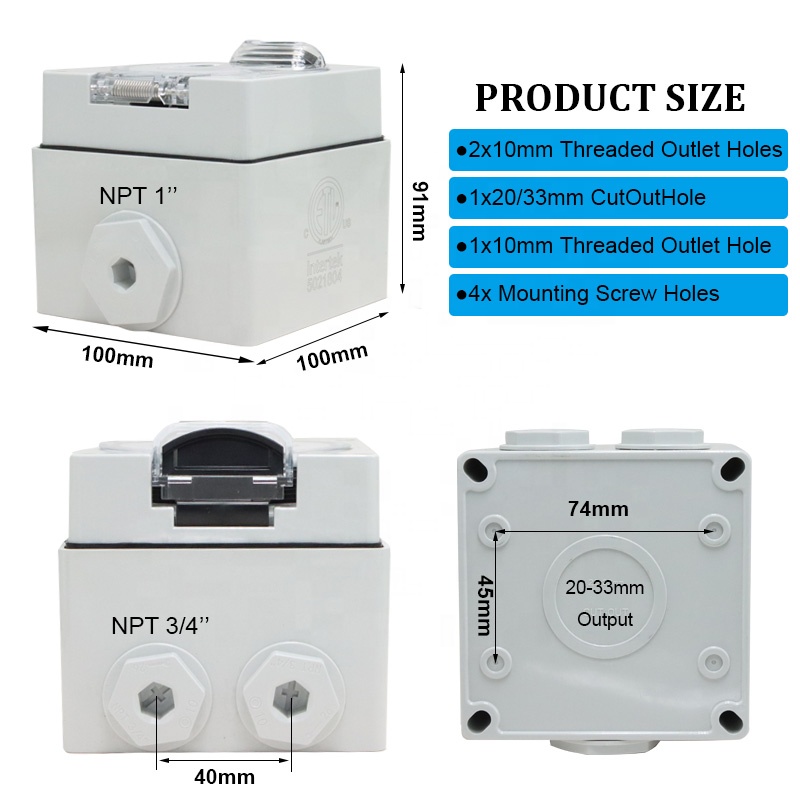 50 Amper Jeneratör Karavan Güç - Outdoor Power Inlet Box incelemesi ve fiyatı