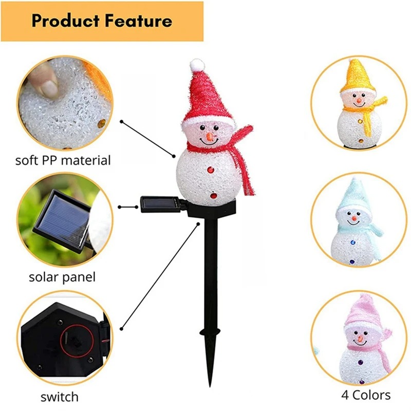 2 LED'li Kardan Adam Güneş Ene - Outdoor Power For Xmas Lights incelemesi ve fiyatı