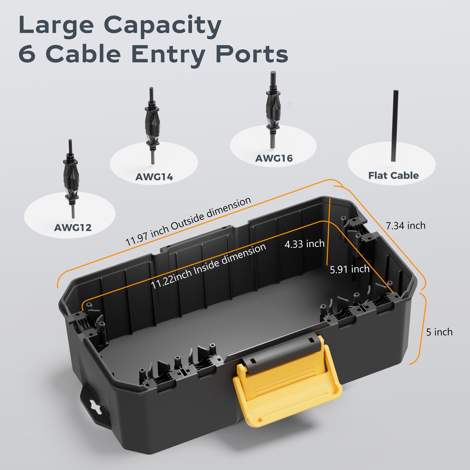 Diivoo Dış Mekan Su Geçirmez E - Outdoor Power Inlet Box incelemesi ve fiyatı