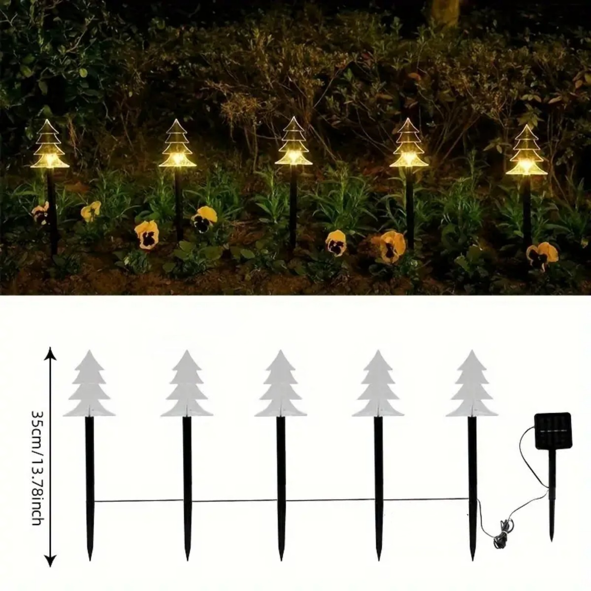 5 adet Noel Yolu Işıkları Su G - Outdoor Power For Xmas Lights incelemesi ve fiyatı