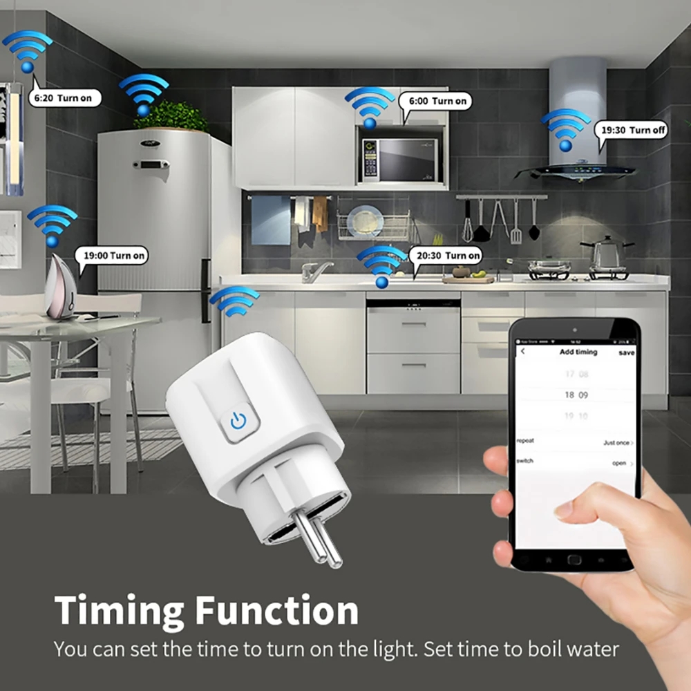 Tuya WIFI Akıllı Soket AB 16A/ - Outdoor Power Outlet Wifi incelemesi ve fiyatı