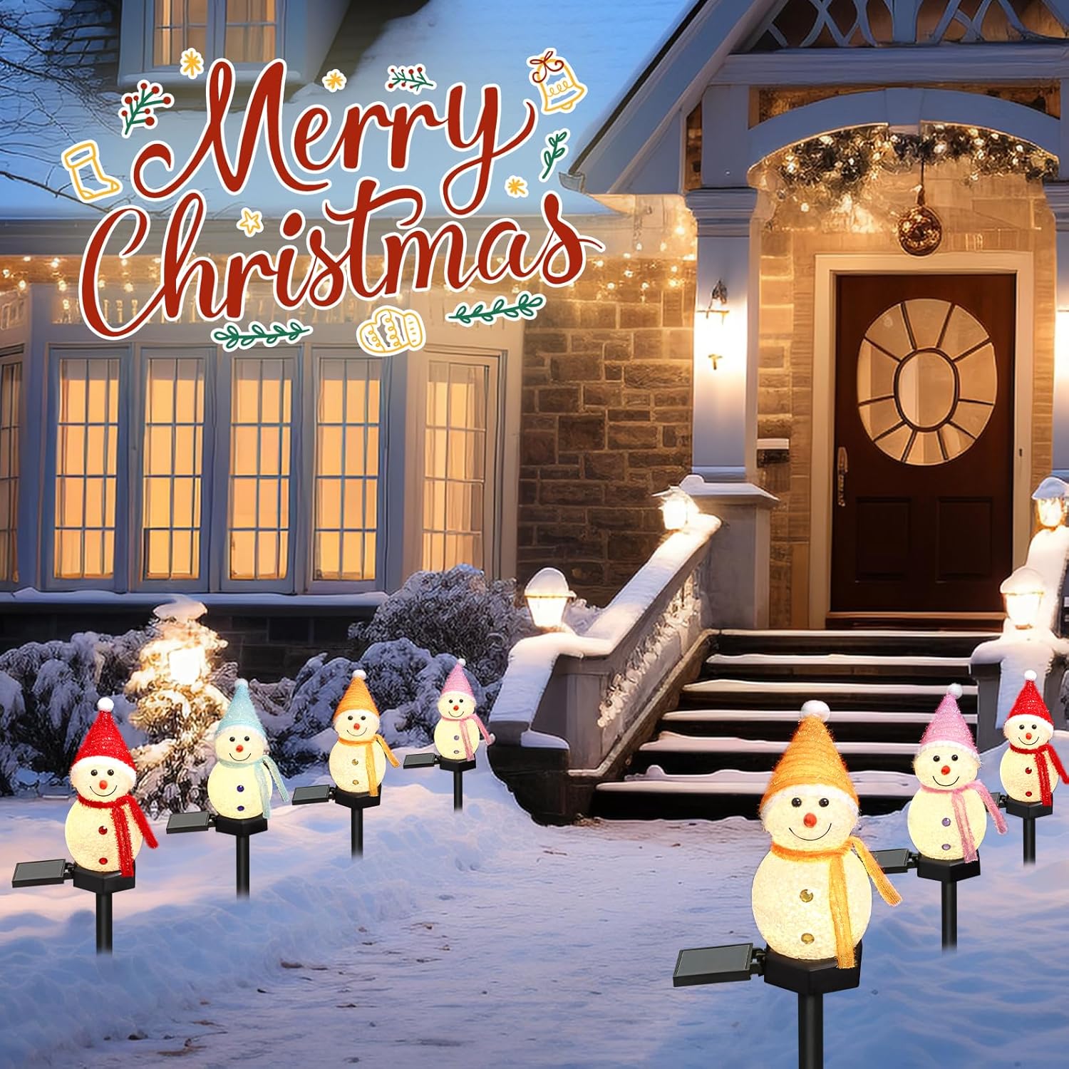 LED Kardan Adam Güneş Enerjili - Outdoor Power For Xmas Lights incelemesi ve fiyatı