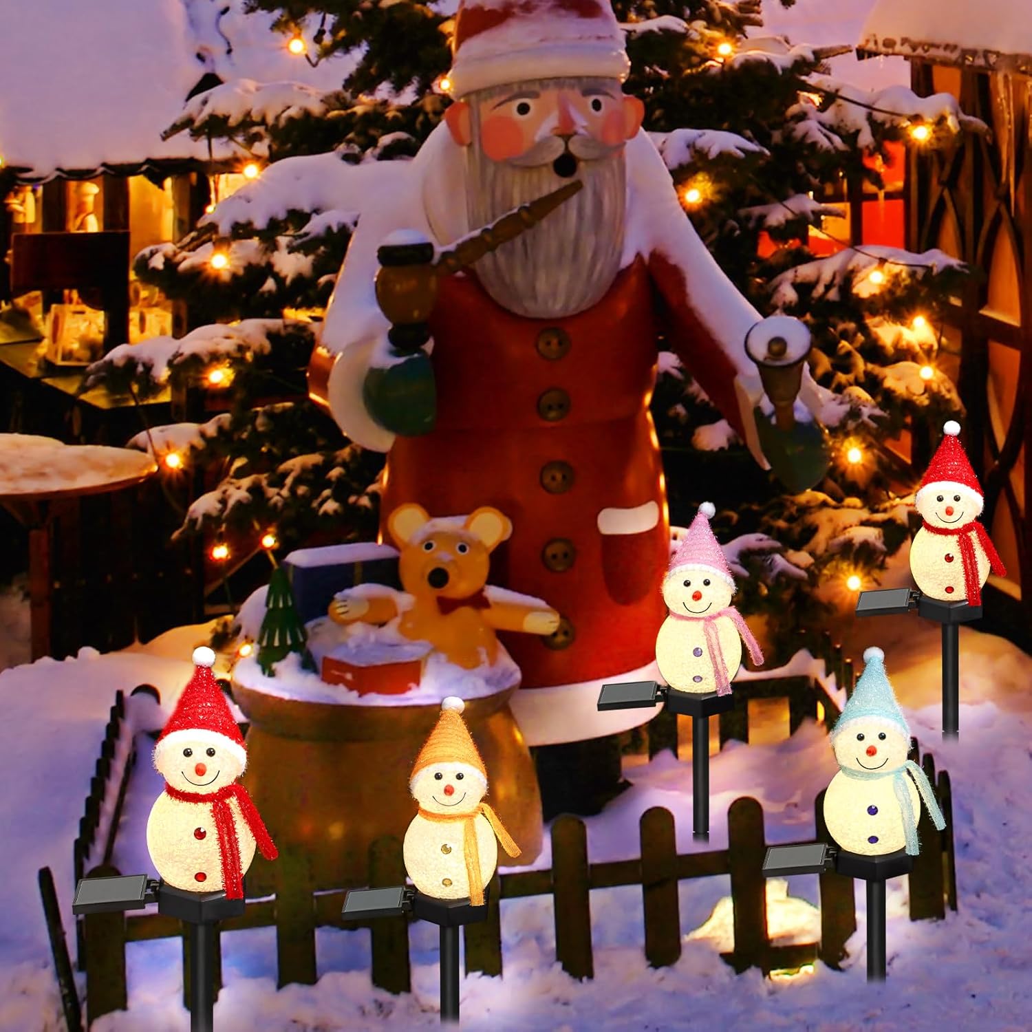 LED Kardan Adam Güneş Enerjili - Outdoor Power For Xmas Lights incelemesi ve fiyatı