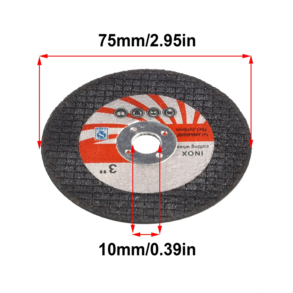 5 adet kesme diski 75mm daire  - Stump Grinder Attachment incelemesi ve fiyatı