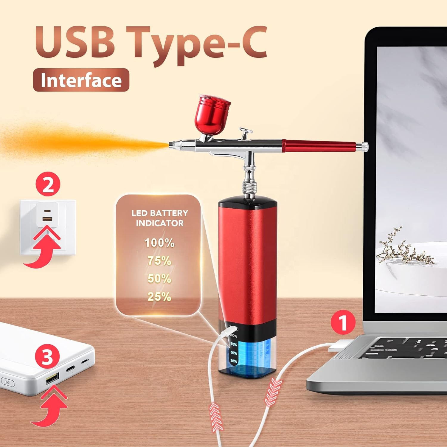 Kompresörlü Airbrush Seti, 32P - Air Compressor Portable incelemesi ve fiyatı