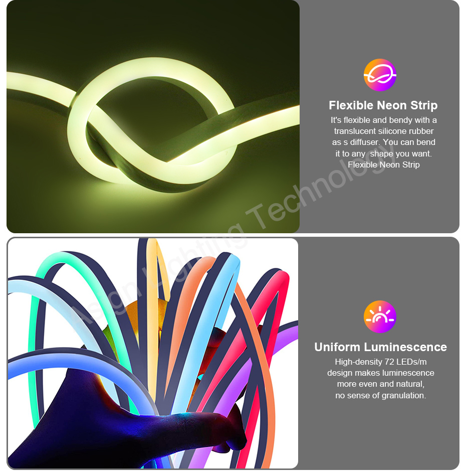 220V RGB LED Neon Şerit, AB AU - Outdoor Power Outlet Wifi incelemesi ve fiyatı