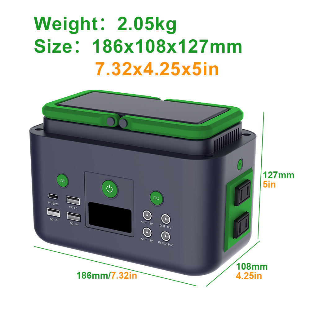200W Taşınabilir Güneş Enerjis - Outdoor Power Bank With Ac Outlet incelemesi ve fiyatı