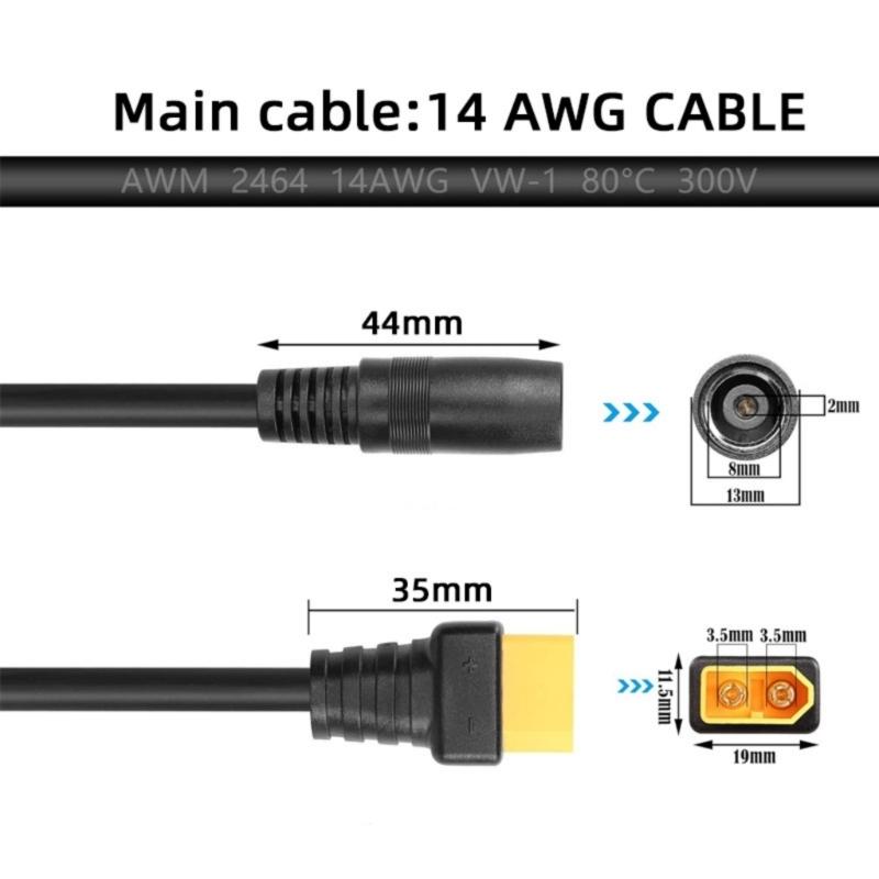 Y1UB XT60 Erkek Dişi 8mm DC802 - Outdoor Power Adapter Usb incelemesi ve fiyatı