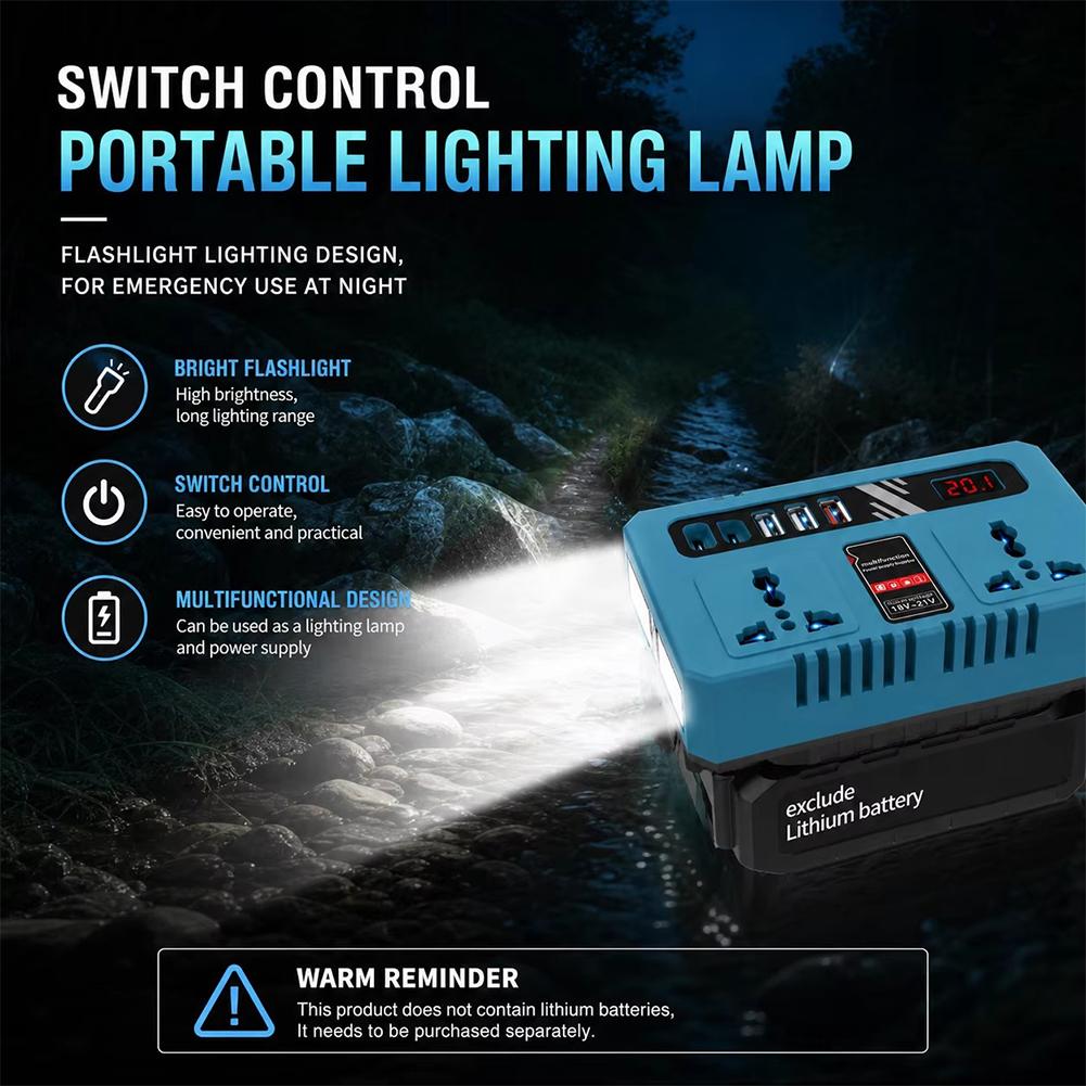 Lityum Pil Güç İnvertörü 200W  - Outdoor Usb Power Outlet incelemesi ve fiyatı