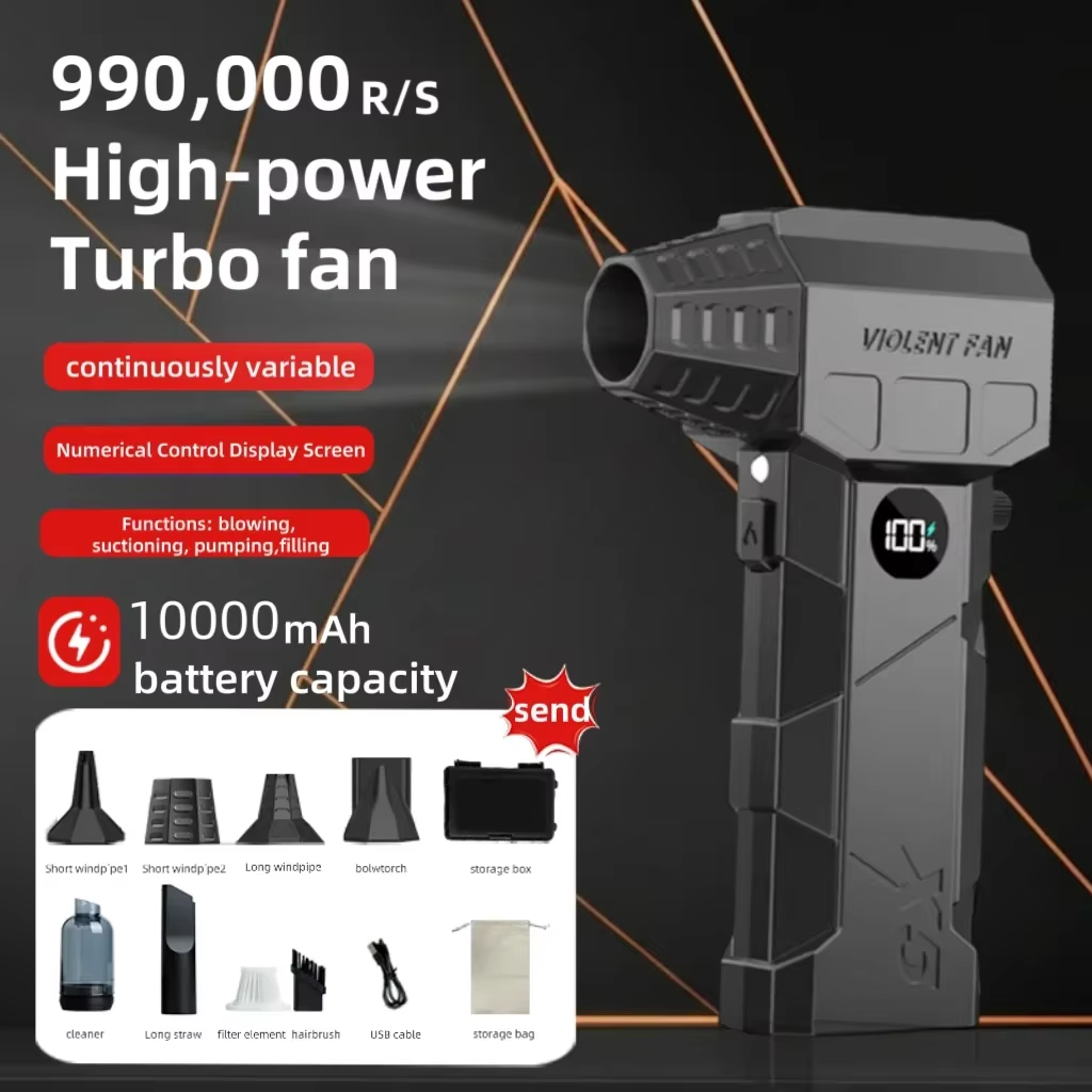 X5 turboşarjlı fan 99.000 rpm  - Outdoor Power Vacuum incelemesi ve fiyatı