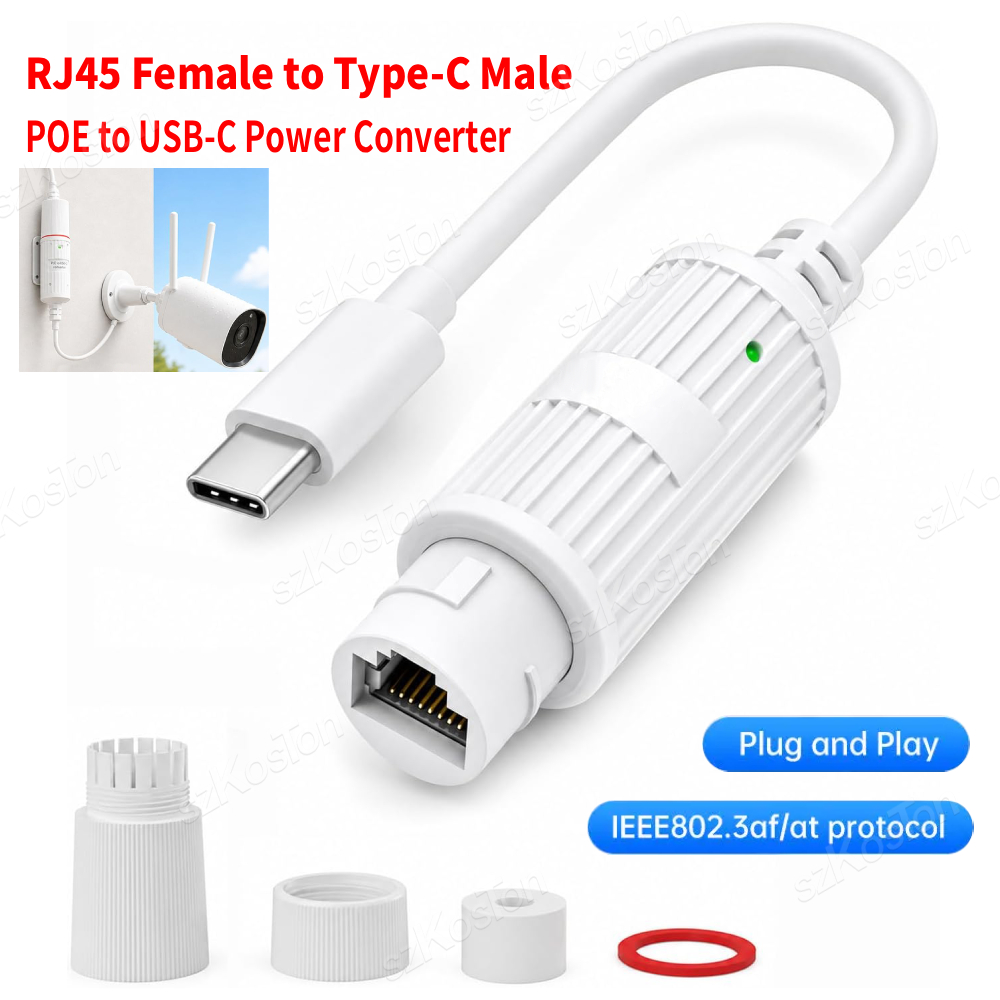POE'den USB-C'ye Güç Dönüştürü - Outdoor Power Adapter Usb incelemesi ve fiyatı