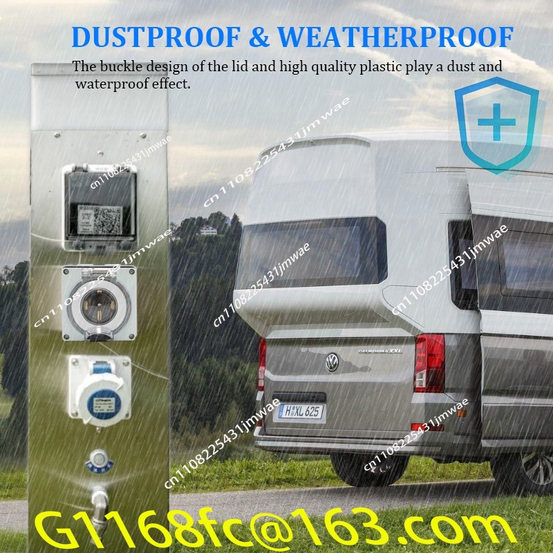 50 Amper Jeneratör RV Güç Giri - Outdoor Power Inlet Box incelemesi ve fiyatı