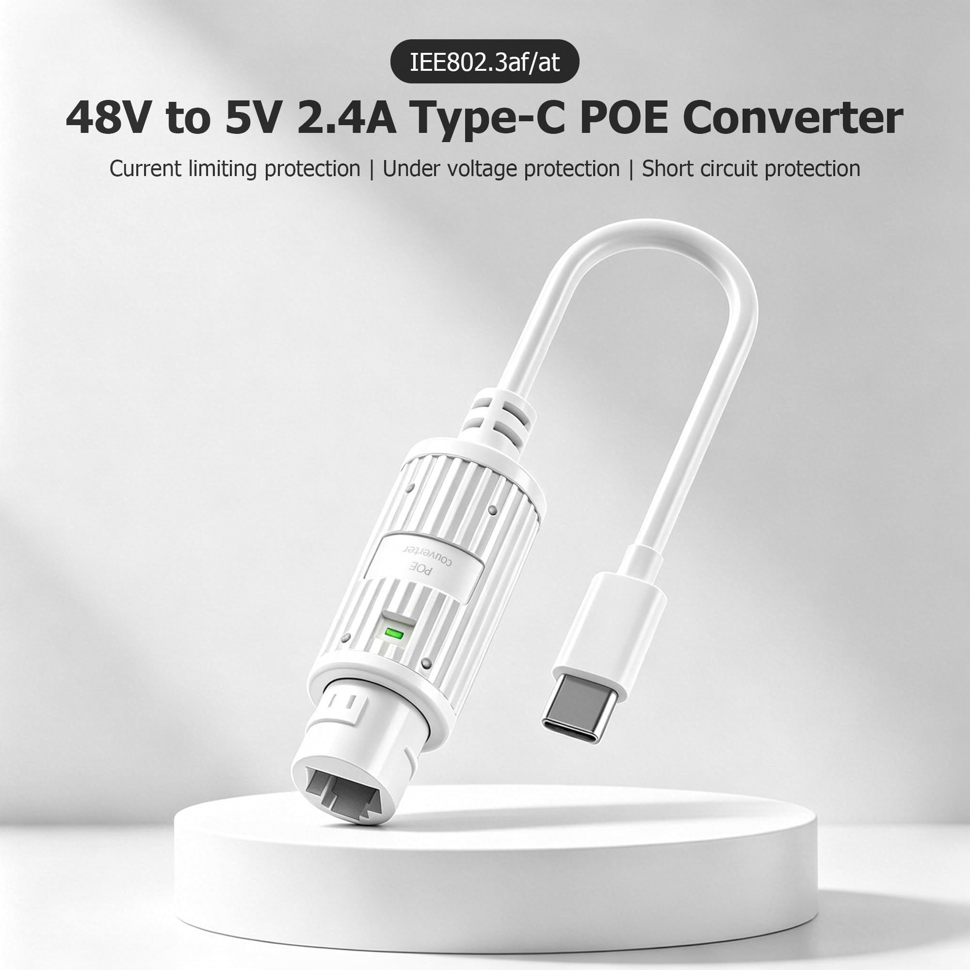 POE'den USB-C'ye Güç Dönüştürü - Outdoor Power Adapter Usb incelemesi ve fiyatı