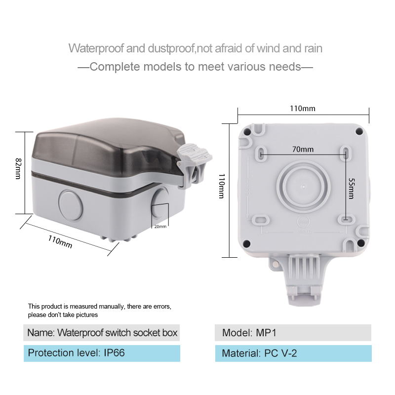 IP66 Dış Mekan Hava Koşulların - Outdoor Power Outlet Wifi incelemesi ve fiyatı