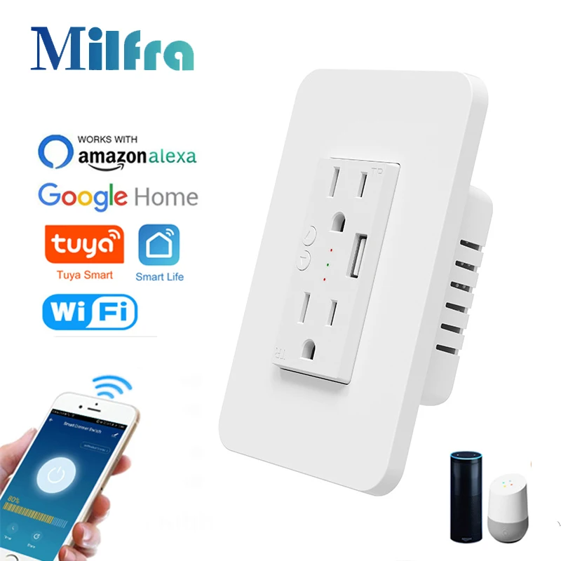 Milfra Wifi akıllı soket çift  - Outdoor Power Outlet Wifi incelemesi ve fiyatı