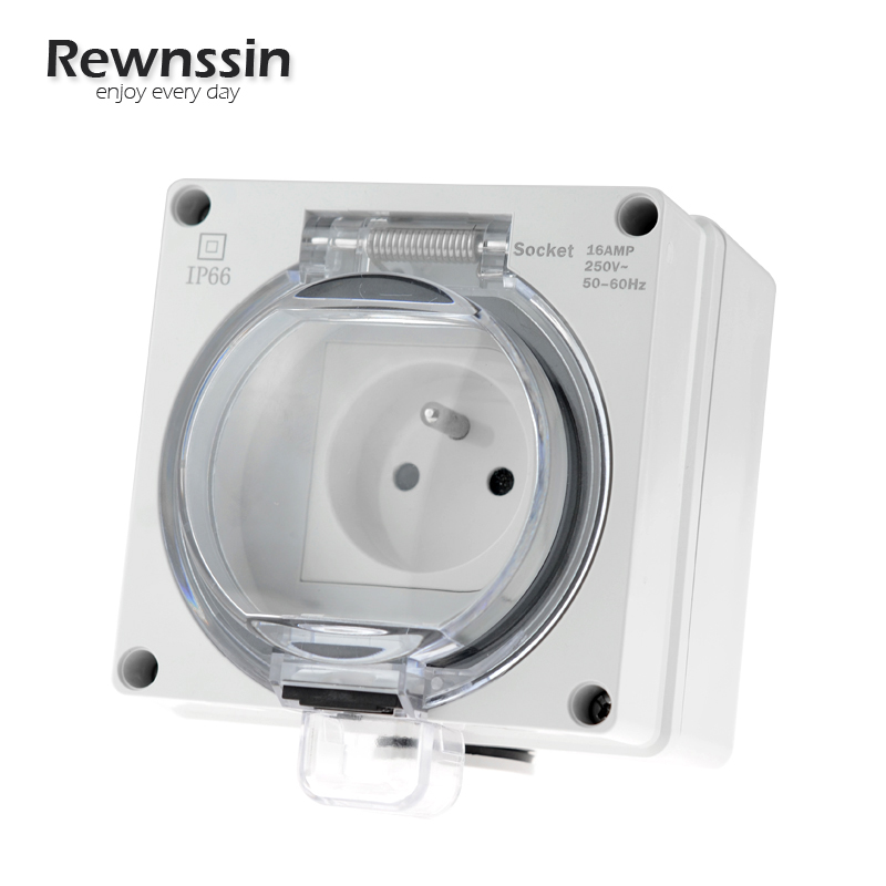 IP66 su geçirmez soket fransız - Outdoor Power Inlet Box incelemesi ve fiyatı