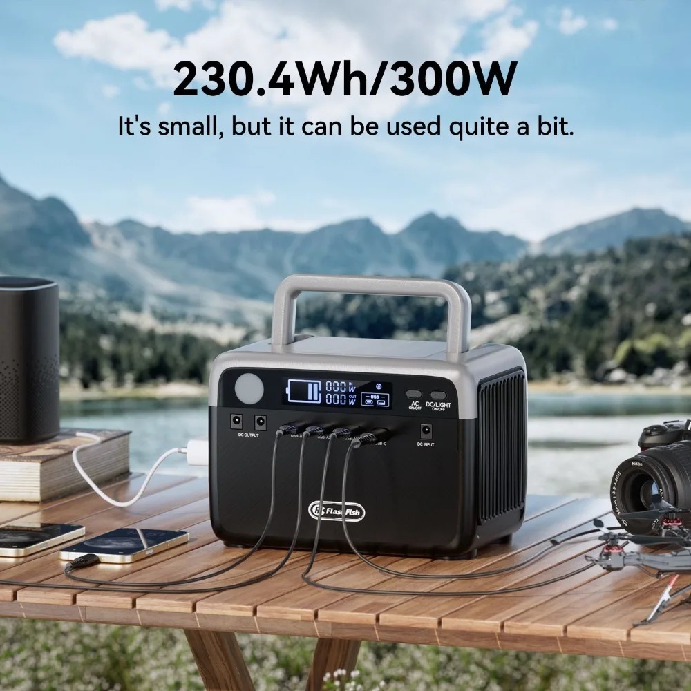 230.4Wh LiFePO4 300W (Maksimum - Outdoor Power Bank With Ac Outlet incelemesi ve fiyatı