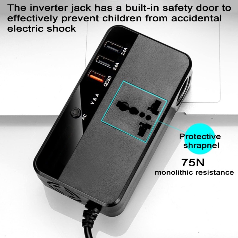 200W Taşınabilir Araç İnvertör - Outdoor Power Adapter Usb incelemesi ve fiyatı