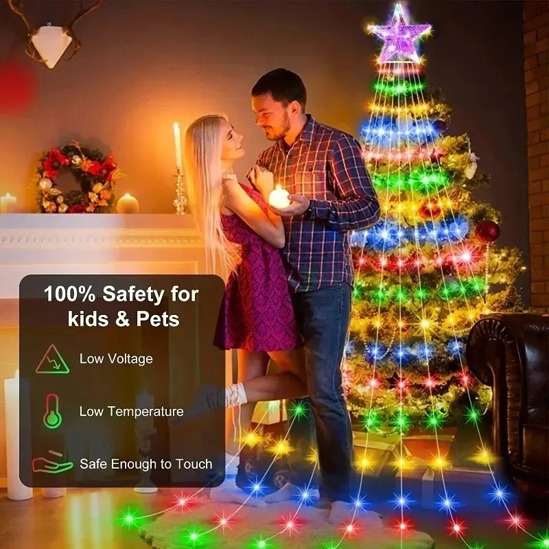 USB Güçlü 200 LED Yıldız Şelal - Outdoor Power For Xmas Lights incelemesi ve fiyatı