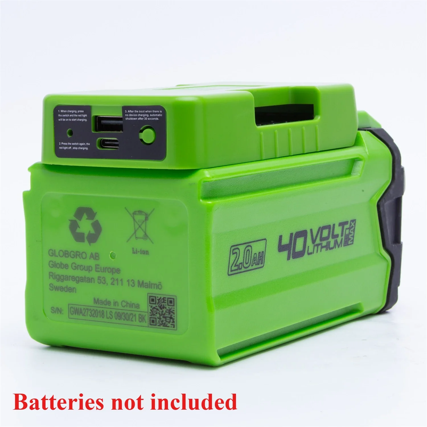 GREENWORKS 40V G-max Li-ion Ba - Outdoor Power Adapter Usb incelemesi ve fiyatı