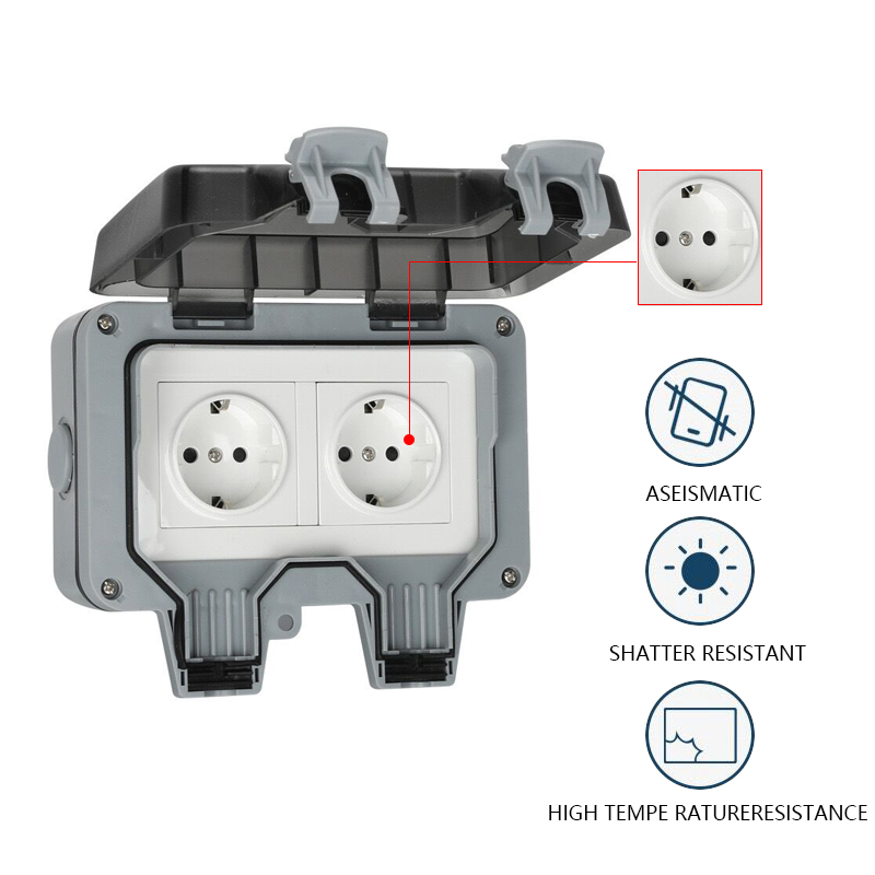IP66 yağmur geçirmez şarj ab s - Outdoor Power Outlet Wifi incelemesi ve fiyatı